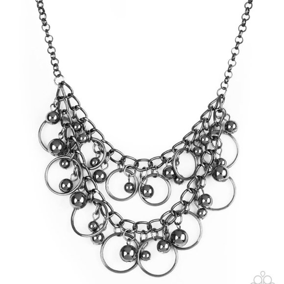 paparazzi Jewelry - Paparazzi Warning Bells - Black